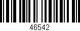 Código de barras (EAN, GTIN, SKU, ISBN): '46542'
