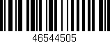 Código de barras (EAN, GTIN, SKU, ISBN): '46544505'