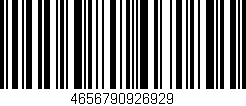 Código de barras (EAN, GTIN, SKU, ISBN): '4656790926929'