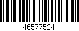 Código de barras (EAN, GTIN, SKU, ISBN): '46577524'