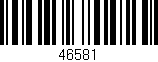 Código de barras (EAN, GTIN, SKU, ISBN): '46581'