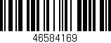 Código de barras (EAN, GTIN, SKU, ISBN): '46584169'