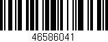 Código de barras (EAN, GTIN, SKU, ISBN): '46586041'