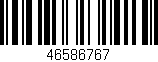 Código de barras (EAN, GTIN, SKU, ISBN): '46586767'