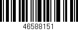 Código de barras (EAN, GTIN, SKU, ISBN): '46588151'