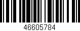 Código de barras (EAN, GTIN, SKU, ISBN): '46605784'