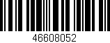 Código de barras (EAN, GTIN, SKU, ISBN): '46608052'