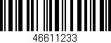 Código de barras (EAN, GTIN, SKU, ISBN): '46611233'