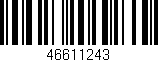 Código de barras (EAN, GTIN, SKU, ISBN): '46611243'