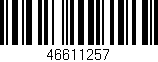 Código de barras (EAN, GTIN, SKU, ISBN): '46611257'