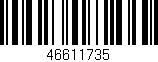 Código de barras (EAN, GTIN, SKU, ISBN): '46611735'