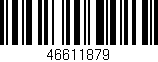 Código de barras (EAN, GTIN, SKU, ISBN): '46611879'