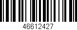 Código de barras (EAN, GTIN, SKU, ISBN): '46612427'