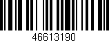 Código de barras (EAN, GTIN, SKU, ISBN): '46613190'
