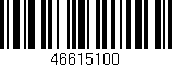 Código de barras (EAN, GTIN, SKU, ISBN): '46615100'