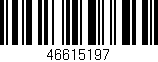 Código de barras (EAN, GTIN, SKU, ISBN): '46615197'