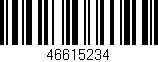 Código de barras (EAN, GTIN, SKU, ISBN): '46615234'