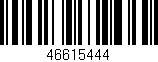 Código de barras (EAN, GTIN, SKU, ISBN): '46615444'