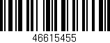Código de barras (EAN, GTIN, SKU, ISBN): '46615455'