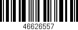 Código de barras (EAN, GTIN, SKU, ISBN): '46626557'
