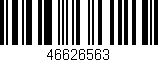 Código de barras (EAN, GTIN, SKU, ISBN): '46626563'