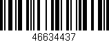 Código de barras (EAN, GTIN, SKU, ISBN): '46634437'