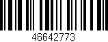 Código de barras (EAN, GTIN, SKU, ISBN): '46642773'