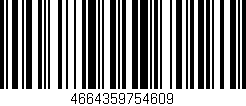 Código de barras (EAN, GTIN, SKU, ISBN): '4664359754609'