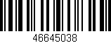 Código de barras (EAN, GTIN, SKU, ISBN): '46645038'