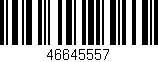 Código de barras (EAN, GTIN, SKU, ISBN): '46645557'