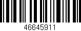 Código de barras (EAN, GTIN, SKU, ISBN): '46645911'