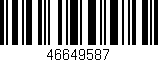 Código de barras (EAN, GTIN, SKU, ISBN): '46649587'