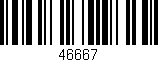 Código de barras (EAN, GTIN, SKU, ISBN): '46667'