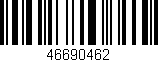 Código de barras (EAN, GTIN, SKU, ISBN): '46690462'