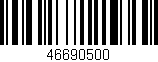 Código de barras (EAN, GTIN, SKU, ISBN): '46690500'
