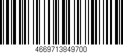 Código de barras (EAN, GTIN, SKU, ISBN): '4669713849700'