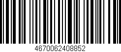 Código de barras (EAN, GTIN, SKU, ISBN): '4670062408852'