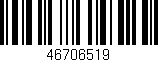 Código de barras (EAN, GTIN, SKU, ISBN): '46706519'