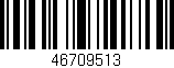 Código de barras (EAN, GTIN, SKU, ISBN): '46709513'