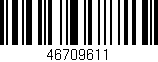 Código de barras (EAN, GTIN, SKU, ISBN): '46709611'