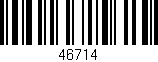 Código de barras (EAN, GTIN, SKU, ISBN): '46714'