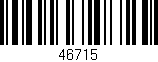 Código de barras (EAN, GTIN, SKU, ISBN): '46715'