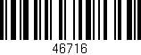 Código de barras (EAN, GTIN, SKU, ISBN): '46716'