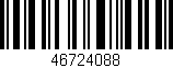 Código de barras (EAN, GTIN, SKU, ISBN): '46724088'
