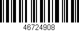 Código de barras (EAN, GTIN, SKU, ISBN): '46724908'