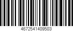 Código de barras (EAN, GTIN, SKU, ISBN): '4672541409503'