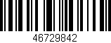 Código de barras (EAN, GTIN, SKU, ISBN): '46729842'