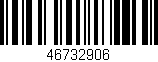 Código de barras (EAN, GTIN, SKU, ISBN): '46732906'