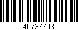 Código de barras (EAN, GTIN, SKU, ISBN): '46737703'