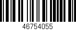 Código de barras (EAN, GTIN, SKU, ISBN): '46754055'